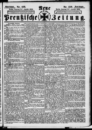 Neue preußische Zeitung vom 01.09.1904