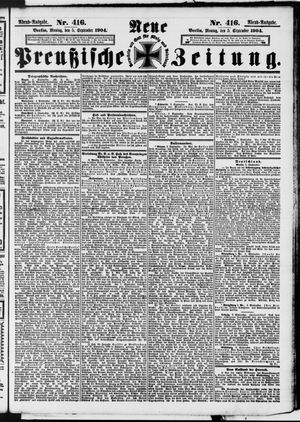 Neue preußische Zeitung vom 05.09.1904