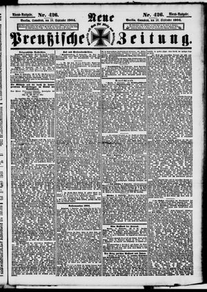 Neue preußische Zeitung vom 10.09.1904