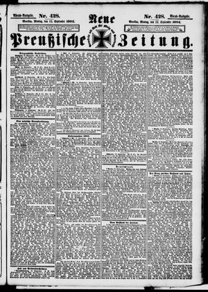 Neue preußische Zeitung vom 12.09.1904