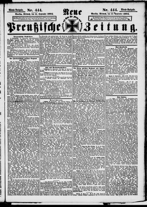 Neue preußische Zeitung vom 21.09.1904