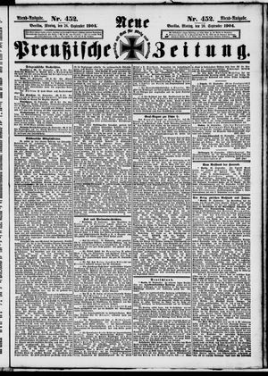 Neue preußische Zeitung vom 26.09.1904
