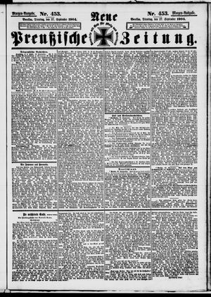 Neue preußische Zeitung vom 27.09.1904