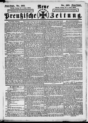 Neue preußische Zeitung vom 02.10.1904