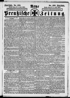 Neue preußische Zeitung vom 14.10.1904