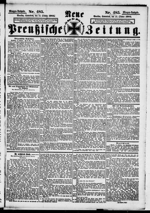 Neue preußische Zeitung vom 15.10.1904