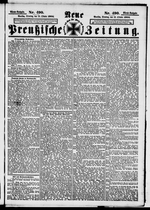 Neue preußische Zeitung vom 18.10.1904