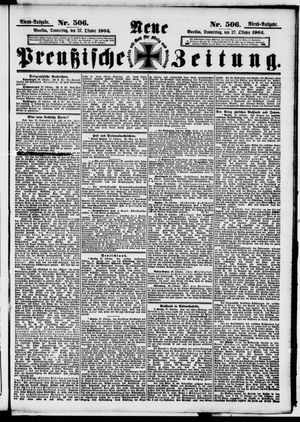 Neue preußische Zeitung vom 27.10.1904