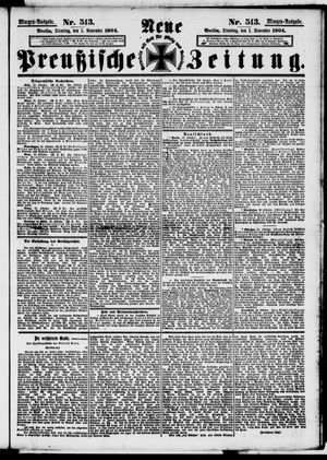 Neue preußische Zeitung vom 01.11.1904