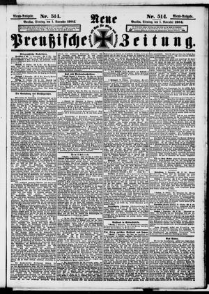 Neue preußische Zeitung vom 01.11.1904