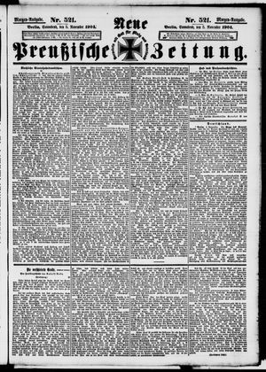 Neue preußische Zeitung vom 05.11.1904
