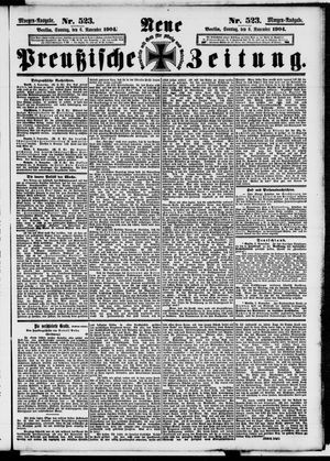 Neue preußische Zeitung vom 06.11.1904