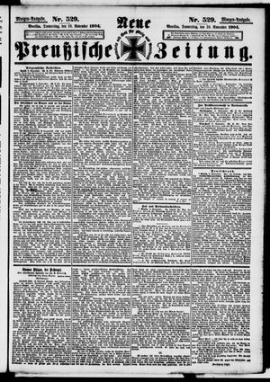 Neue preußische Zeitung vom 10.11.1904