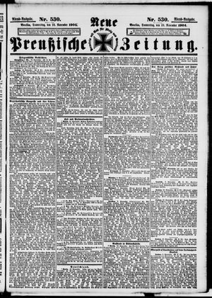 Neue preußische Zeitung vom 10.11.1904
