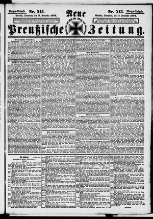 Neue preußische Zeitung vom 19.11.1904
