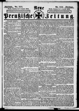 Neue preußische Zeitung vom 19.11.1904