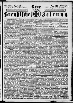 Neue preußische Zeitung vom 21.11.1904