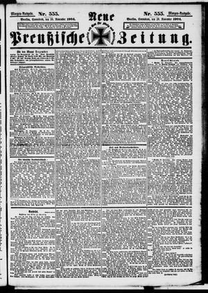 Neue preußische Zeitung vom 26.11.1904