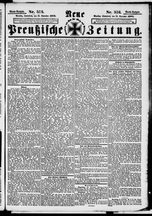Neue preußische Zeitung vom 26.11.1904