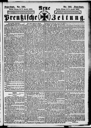 Neue preußische Zeitung vom 30.11.1904