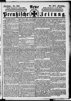 Neue preußische Zeitung vom 01.12.1904