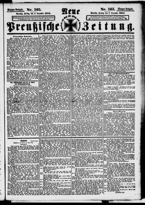 Neue preußische Zeitung vom 02.12.1904