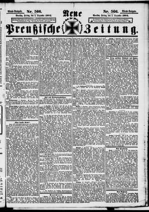 Neue preußische Zeitung vom 02.12.1904