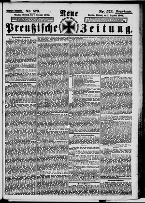 Neue preußische Zeitung vom 07.12.1904