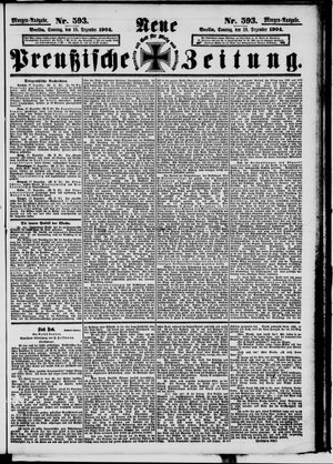 Neue preußische Zeitung vom 18.12.1904