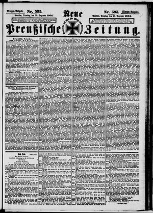 Neue preußische Zeitung vom 20.12.1904