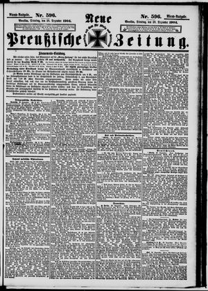 Neue preußische Zeitung vom 20.12.1904