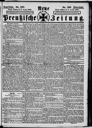 Neue preußische Zeitung vom 21.12.1904
