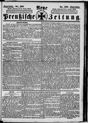 Neue preußische Zeitung vom 22.12.1904