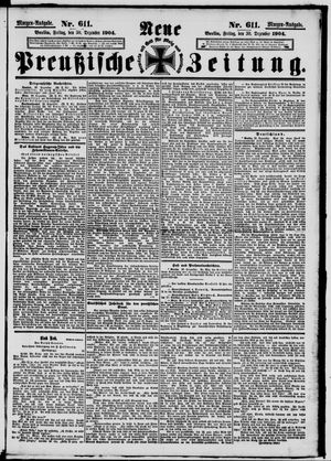 Neue preußische Zeitung vom 30.12.1904