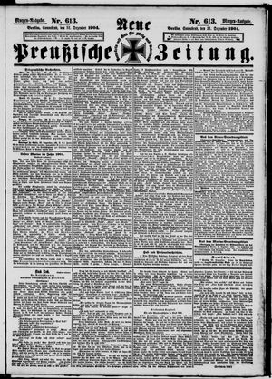 Neue preußische Zeitung vom 31.12.1904