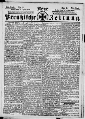 Neue preußische Zeitung vom 02.01.1905