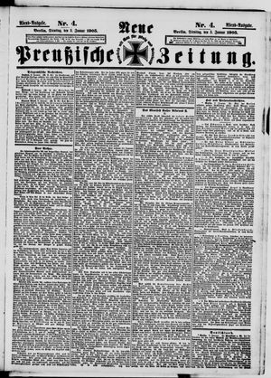 Neue preußische Zeitung vom 03.01.1905