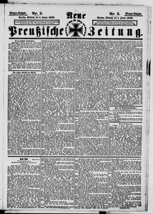 Neue preußische Zeitung vom 04.01.1905