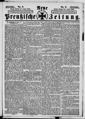 Neue preußische Zeitung vom 04.01.1905