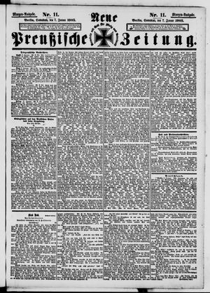 Neue preußische Zeitung vom 07.01.1905