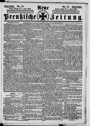 Neue preußische Zeitung vom 11.01.1905
