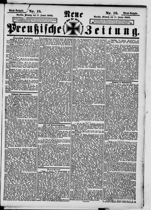 Neue preußische Zeitung vom 11.01.1905