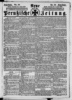 Neue preußische Zeitung vom 12.01.1905