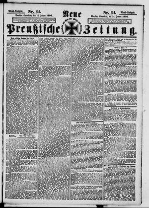 Neue preußische Zeitung vom 14.01.1905
