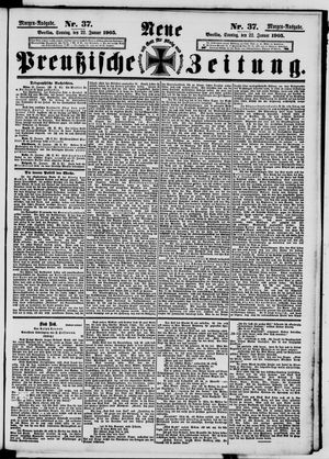 Neue preußische Zeitung vom 22.01.1905