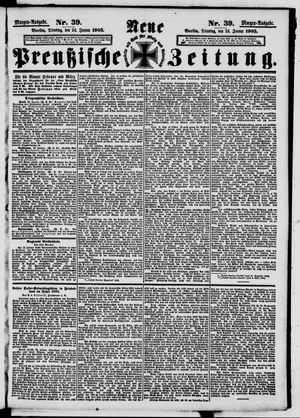 Neue preußische Zeitung vom 24.01.1905