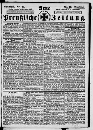 Neue preußische Zeitung vom 26.01.1905