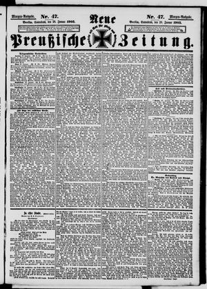 Neue preußische Zeitung vom 28.01.1905
