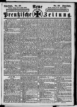 Neue preußische Zeitung vom 29.01.1905