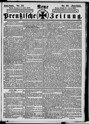 Neue preußische Zeitung vom 01.02.1905